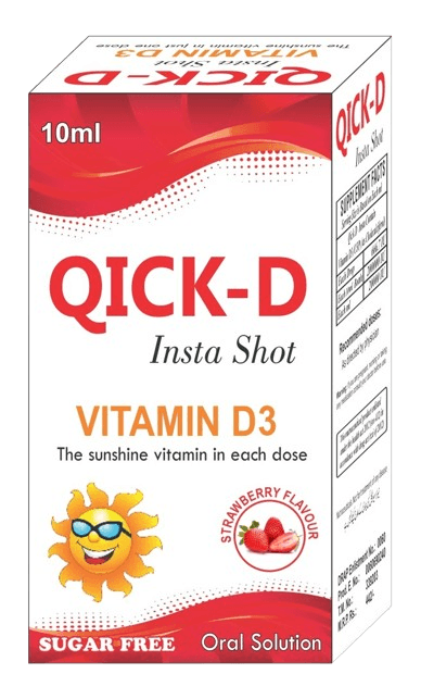 Quick-D Insta Shot (Strawberry Flavour)